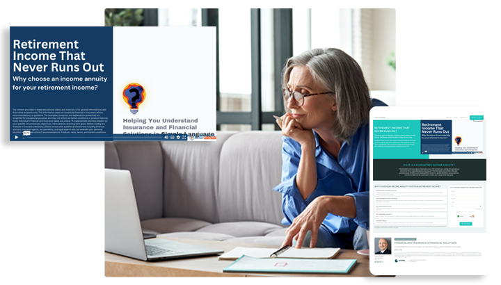 Custom explainer videos tailored to financial advisors.